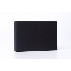 Album Focus Base line Canvas minialbum 10x15cm - 10c15 - Black