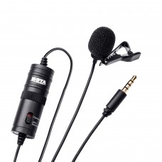 BOYA Mikrofon Knaphuls BY-M1 Lavalier 3,5mm 6,0m - 6m