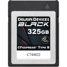 Delkin CFexpress BLACK R1725/W1530 325GB - 325 - CFexpress