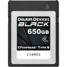 Delkin CFexpress BLACK R1725/W1530 650GB - 650 - CFexpress