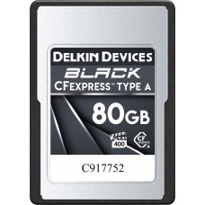 Delkin CFexpress BLACK -VPG400- 80GB (Type A) - CFexpress