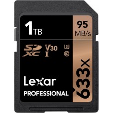Lexar SD 1 TB Pro 633X SDHC/SDXC UHS-I (V30) - V30 - SD