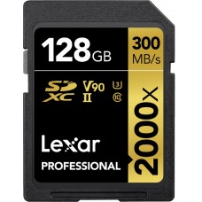 Lexar SD 128 GB 2000x 300MB/S - V90 - SD