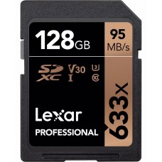 Lexar SD 128 GB 633x 95 MB/S - V30 - SD
