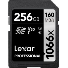 Lexar SD 256 GB Professional 1066x U3 (V30) - V30 - SD