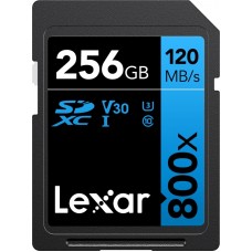 Lexar SD 256 GB Professional 800x 120 MB/S V30 - V30 - SD
