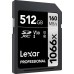 Lexar SD 512 GB Professional 1066x U3 (V30) - V30 - SD