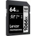 Lexar SD  64 GB Proffessionel 1066x U3 (V30)  - V30 - SD