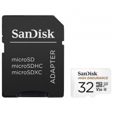 SANDISK MicroSDHC 32GB Til Bilkamera/Overvågningsu