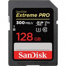 SANDISK SD 128GB Extreme Pro SDX300MB/s UHS-II V90 - V90 - SD