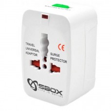 Sbox univasal strøm rejseadapter
