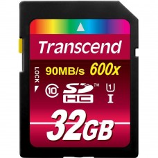 Transcend SD  32 GB Class 10 600x Write 45 MB/s